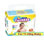 Twinkle Hypoallergenic & Rash-Free Belt System Baby Diaper – Quantity: 24 pcs – Thumbnail 1