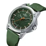 Naviforce NF8031 Lightweight Comfortable Silicone Band Simple Sports Men's Watch – Dial Color: Green, Strap Color: Green  – Thumbnail 3