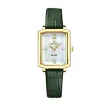 Naviforce NF5039 Leather Strap Waterproof Quartz Analog Women's Watch – Dial Color: White, Strap Color: Green  – Thumbnail 2