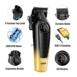 VGR V-196 Professional Hair Clipper Trimmer – Color: Gold – Thumbnail 2