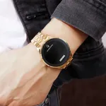SKMEI 1579 Led Touch Screen Digital Man's Watch – Dial Color: Black, Strap Color: Gold – Thumbnail 4