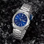 Casio MTP-1239D-1ADF Enticer Ion Plated Stainless Steel Strap Water Resistant Analog Men's Wristwatch – Dial Color: Blue, Strap Color: Silver – Thumbnail 4