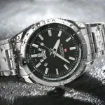 Naviforce NF9038 Luxury Quartz Stailness Steel Men's Watch – Dial Color: Black, Strap Color: Silver – Thumbnail 5