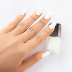 Nirvana Color Long Lasting Nail Enamel Snow White 27 Nail Polish – Thumbnail 2