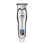 Kemei KM-678 Beard Trimmer and Hair Clipper for Men – Color: Silver – Thumbnail 2
