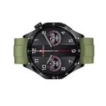 Naviforce NT12 Waterproof Comfortable Silicone Strap Quartz Sports Men's Watch – Dial Color: Black, Strap Color: Green  – Thumbnail 2