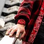 Casio GA-2100-1A DR BK G-Shock Men's Multifunctional Backlit Sports Analog Digital Wristwatch – Dial Color: Red, Strap Color: Red – Thumbnail 4