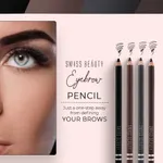 Swiss Beauty Long Lasting Eyebrow Pencil Shade 01 Black – Thumbnail 4