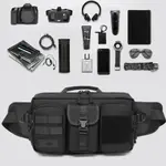 OZUKO 9449 Hard Shell Waterproof Waist Bag With USB Charging Port – Thumbnail 4