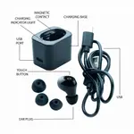 Axon K81 Rechargeable Hearing Aid Single Ear Adjustable Buds – Thumbnail 4
