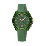 Naviforce 6103 Analog Silicone Strap Casual Men's Watch – Dial Color: Green, Strap Color: Green  – Thumbnail 1