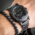 Skmei 9178 Skull Quartz Audlt Watch for Men – Dial Color: Black, Strap Color: Black – Thumbnail 4