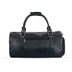 High Quality Travel/Gym Bag with Shoe Compartment – Color: Black – Thumbnail 3