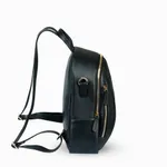 Oxford Expression Multi-Pocket PU Leather Women’s Backpack – Color: Black – Thumbnail 3