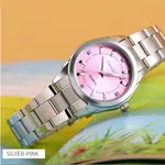 SKMEI 1620 Analog Stylish Quartz Stainless Steel Women's Watch – Dial Color: Pink, Strap Color: Silver – Thumbnail 2