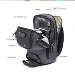 BANGE BG-7082 Anti-theft Waterproof TSA Lock Cross body Bag with External USB Port – Color: Gray – Thumbnail 2