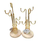 Metal Cup Stand TG5843 13.5 inch Mug Holder with Wooden Base – Thumbnail 2