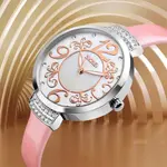 Skmei 9160 Genuine Leather Multi-Color Fashion Women Wrist Watch – Dial Color: Pink, Strap Color: Pink – Thumbnail 3