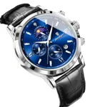 Poedagar 882L Luxury Sports Waterproof Luminous Watch For Men – Dial Color: Blue, Strap Color: Black – Thumbnail 2