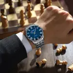 Curren 8422 Luxury Stainless Steel Quartz Analog Casual Style Fashion Men's Watch – Dial Color: Blue, Strap Color: Silver – Thumbnail 4