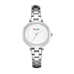 Curren 9054 Quartz Bracelet Water Resistant Watch for Women – Dial Color: Silver, Strap Color: Silver – Thumbnail 1