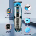 Kemei KM 2258 Rechargeable Hair Trimmer Men's Electric Professional – Thumbnail 3