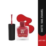 Street Wear Matte Beautiful Nail Enamel Just Red Nail Polish – Thumbnail 2