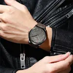 Curren 8386 Genuine Leather Strap Quartz Analog Fashion Men’s Watch – Dial Color: Brown, Strap Color:  Brown  – Thumbnail 4