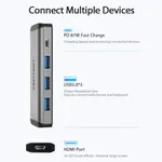 Vention CNBHB Type-C to HDMI to USB3.0 PD Hub Converter – Thumbnail 3