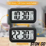 Data Time Calendar Desktop Multifunction LED Digital Table Clock – Color: Black – Thumbnail 3
