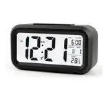 Data Time Calendar Desktop Multifunction LED Digital Table Clock – Color: Black – Thumbnail 1