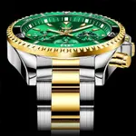 OLEVS 2870 Luxury Whiteshine Luminous Chronograph Analog Wristwatch for Men – Dial Color: Green, Strap Color: White Gold – Thumbnail 6