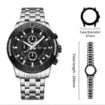 NAVIFORCE NF9227 Hollow Mechanical Style Men’s Watch – Dial Color: Black, Strap Color: Silver – Thumbnail 5