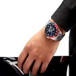 Naviforce NFS1003 Mechanical Movement Watch – Dial Color: Blue, Strap Color: Silver – Thumbnail 2
