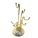 Metal Cup Stand TG5843 13.5 inch Mug Holder with Wooden Base – Thumbnail 4