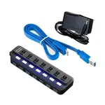 Yuanxin X-3171 Multiport 7 in 1 USB Hub with Switch – Thumbnail 1