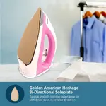 Philips GC158/02 1100 Watt Dry Iron with Golden Soleplate Coating – Thumbnail 4