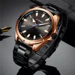 Curren 8320 Luxury Stainless Steel Casual Men's Watch – Dial Color: Black, Strap Color: Black – Thumbnail 2