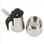 Stainless Steel Coffee Maker Moka Pot Espresso Maker – Thumbnail 4