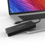 Yuanxin X-80107 Aluminium Multiport 7 in 1 USB Hub – Thumbnail 3
