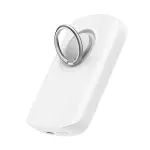 JOYROOM JR-W030 Ring and Stand up to 20W Built-in Super Strong Magnetic Wireless Power Bank – Color: White – Thumbnail 2