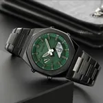Skmei 1816 Fashion World Quartz Men's Watch – Dial Color: Green, Strap Color: Black – Thumbnail 4