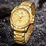 NAVIFORCE NF9161 Stainless Steel Analog Men's Watch – Dial Color: Gold, Strap Color: Gold  – Thumbnail 3