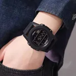 SKMEI 1906 Fashion Stopwatch Waterproof Digital Sports Men's Watch – Dial Color: Black, Strap Color: Black – Thumbnail 4