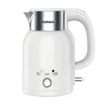 KONKA KEKLW-18J Smiss 1.8 Litre Electric Kettle 1500 Watt – Capacity: 1.85 L, Color: White – Thumbnail 1