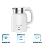 KONKA KEKLW-18J Smiss 1.8 Litre Electric Kettle 1500 Watt – Capacity: 1.85 L, Color: White – Thumbnail 2