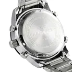 Naviforce NF9024 Luxury Stainnless Steel Dual Display Sport Men's Watch – Dial Color: Black, Strap Color: Silver – Thumbnail 3