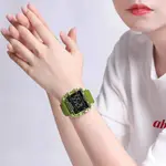 Naviforce NF7101 Silicone Strap Transparent Digital Fashion Female Wristwatch – Dial Color: Black, Strap Color: Green  – Thumbnail 4