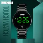 SKMEI 1550 Digital LED Touch Screen Stainless Steel Men's Watch – Dial Color: Blue, Strap Color: Black – Thumbnail 3
