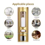400ml Wall Mount Liquid Soap Dispenser For Bathroom Kitchen Dispenser – Thumbnail 5